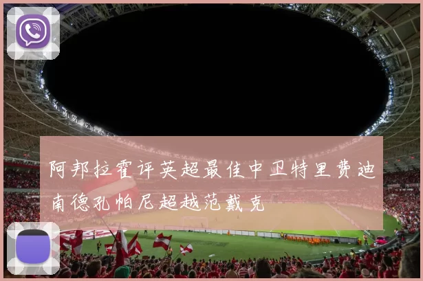 阿邦拉霍评英超最佳中卫特里费迪南德孔帕尼超越范戴克