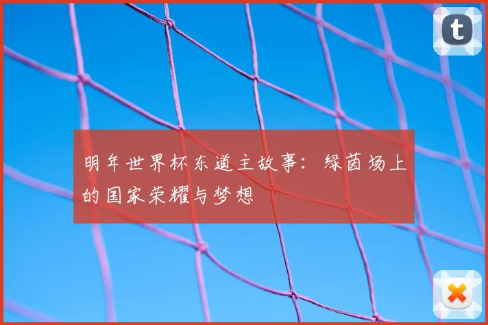 明年世界杯东道主故事:绿茵场上的国家荣耀与梦想
